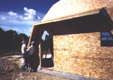 Installing canopy roof and sides